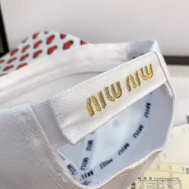 miu miu 爆新款 時尚百搭棒球帽 四季可戴 LLWJ7006